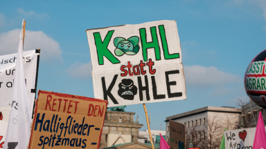 Demo Kohl vs Kohle Kohleausstieg Berlin